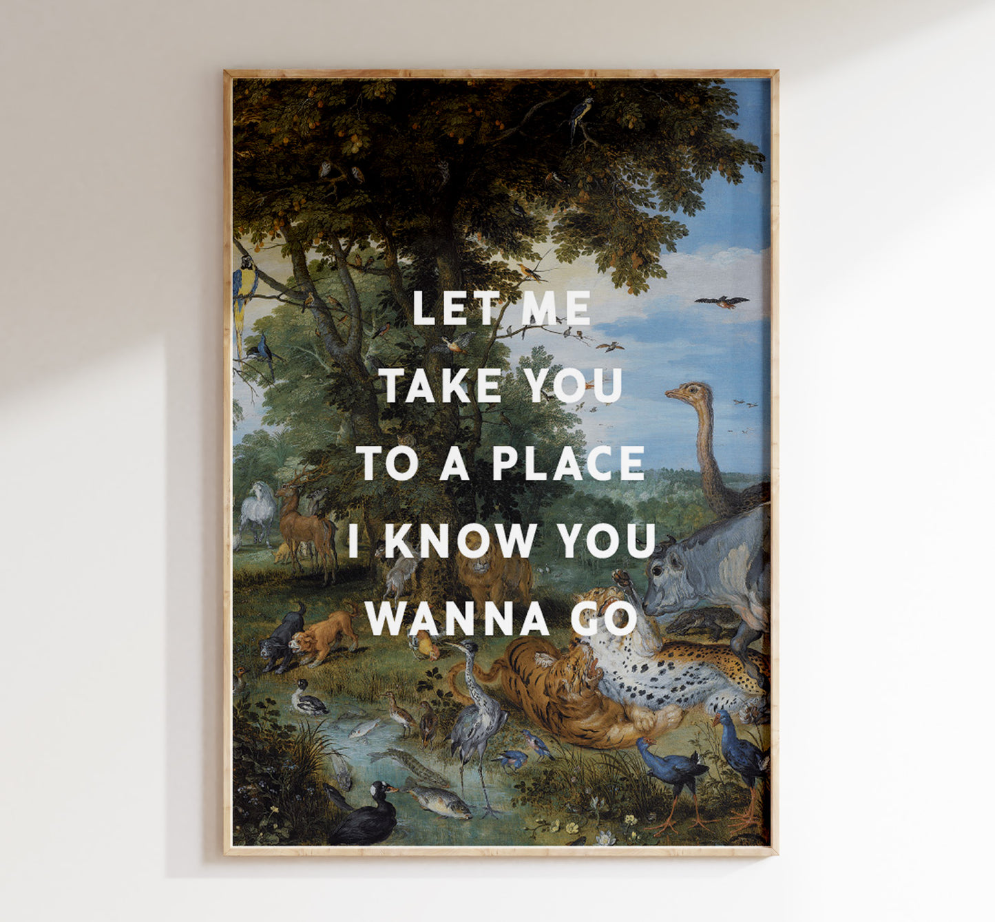 Let me take you to a place i know you wanna go