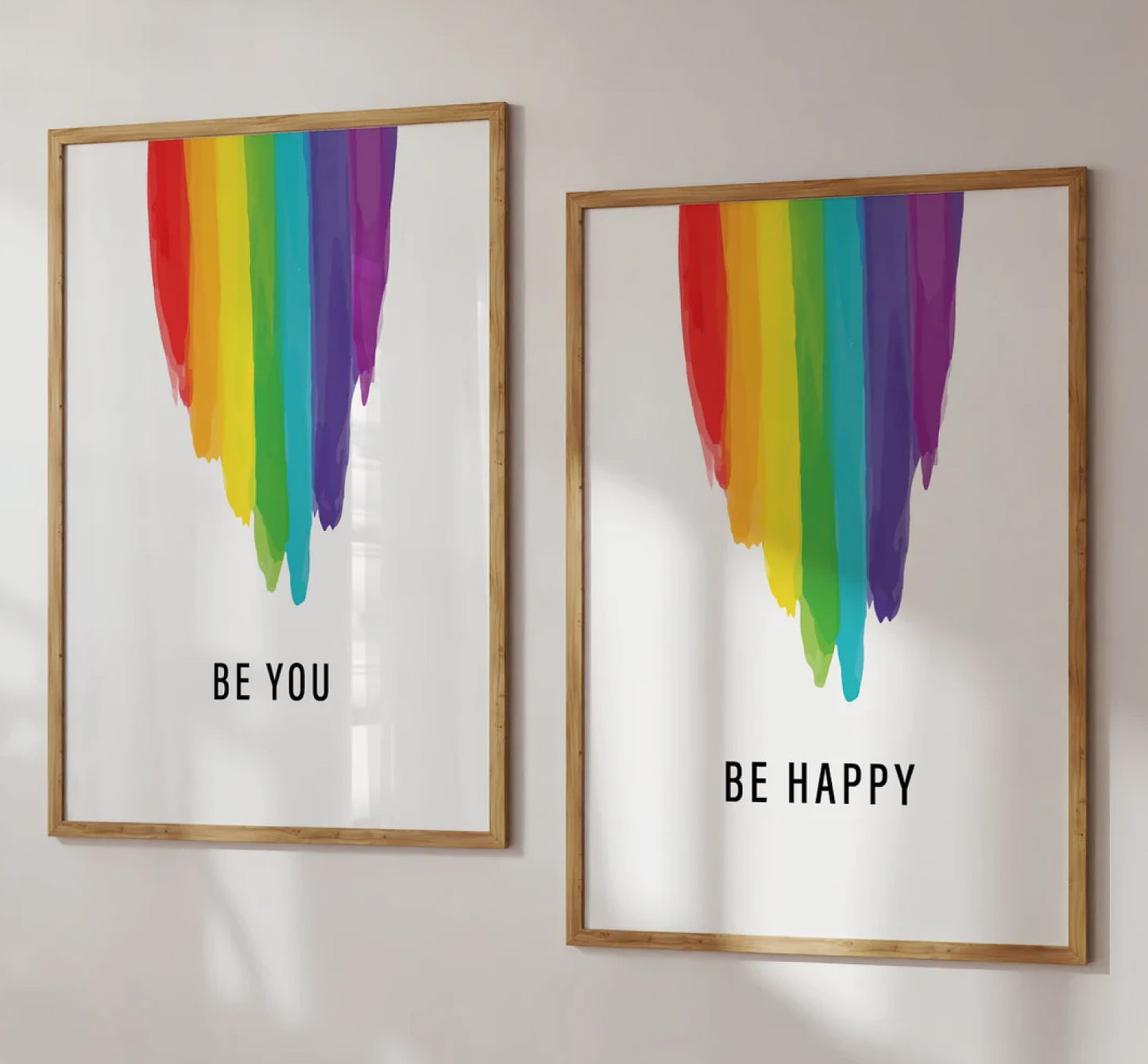 Be you be Happy set of 2