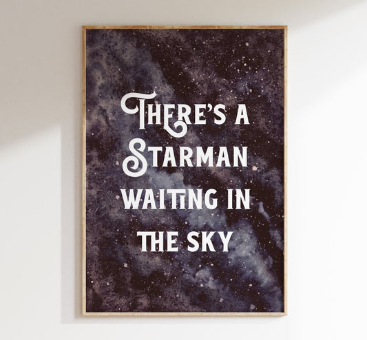 David Bowie Art Print - Starman