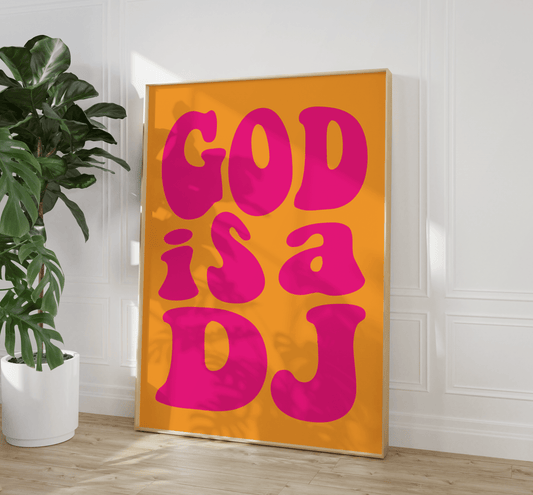 God is a DJ - Orange