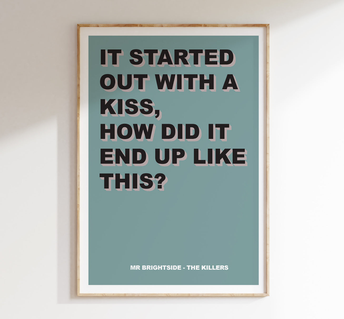 The Killers Art Print - Mr Brightside