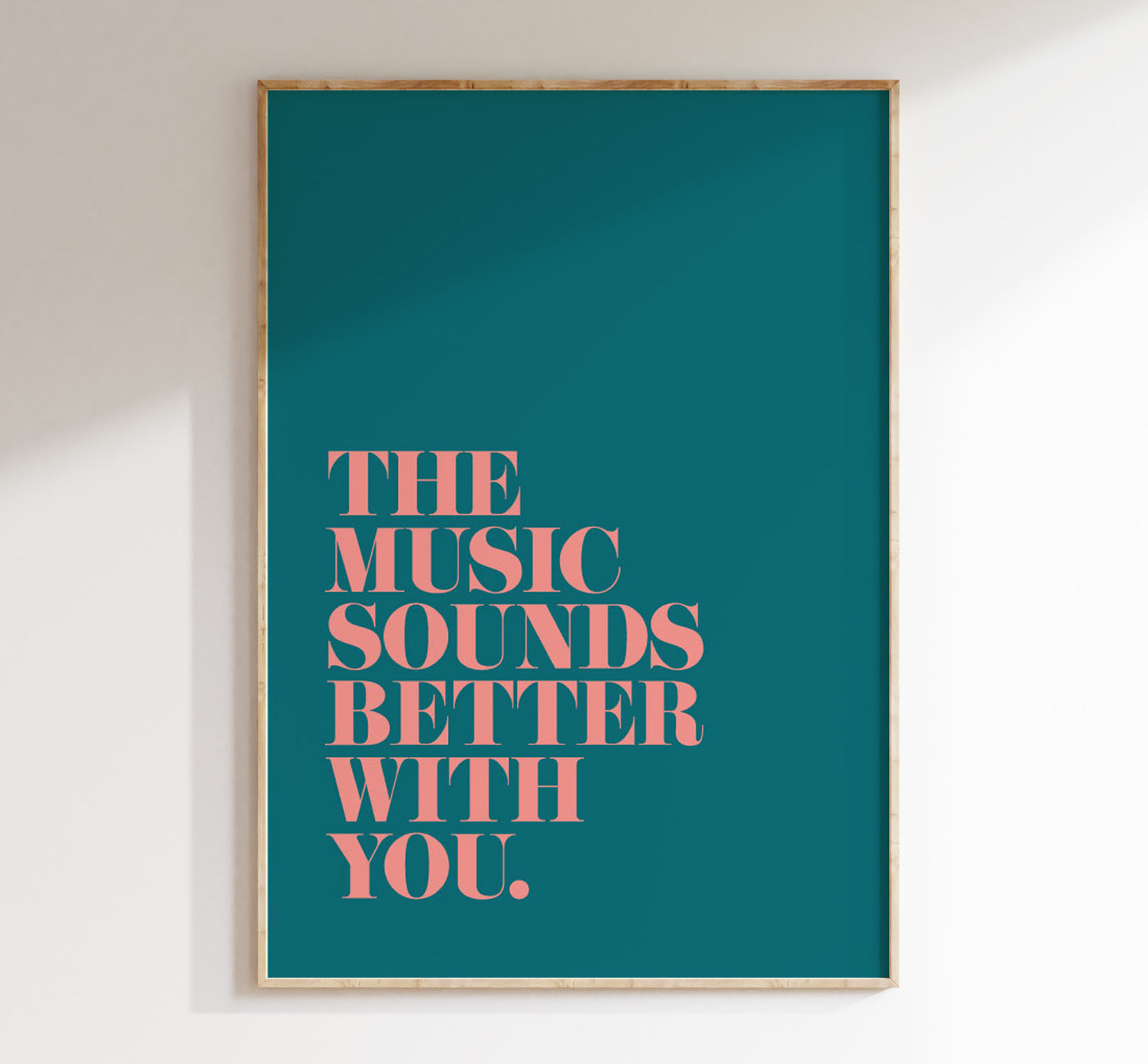 The Music sounds better with you